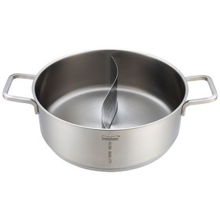 Momscook 慕厨 简爱系列 JA3011YHG 鸳鸯锅(30cm、304不锈钢)