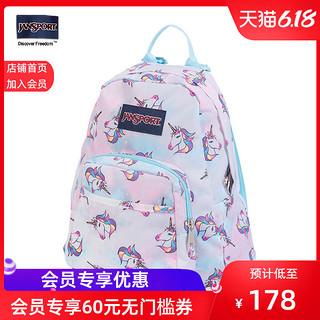 JANSPORT 杰斯伯 旗舰店杰斯伯迷你双肩包女包包2020新款潮独角兽女包TDH6