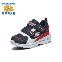 SKECHERS 斯凯奇 男童秋季运动鞋 闪灯小童休闲鞋 90751N