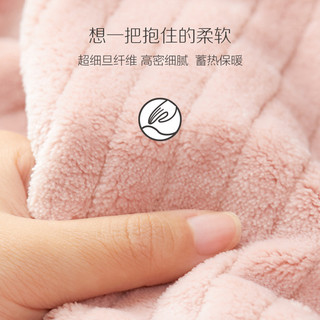 珊瑚绒睡衣女冬红豆秋冬韩版情侣套装加厚加绒大码法兰绒家居服男