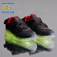 SKECHERS 斯凯奇 2019男童ICELIGHTS七彩冰灯熊猫鞋90662L