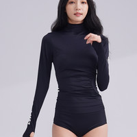 TOSWIM 拓胜 泳装两件套遮肚显瘦保守仙女范ins学生游 泳衣女2020新款