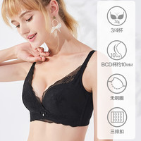 都市丽人 COSMO LADY 官方旗舰店20春新品透气薄蕾丝聚拢内衣无钢圈文胸2B0517