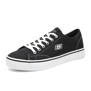 SKECHERS 斯凯奇 男子运动帆布鞋 666067/BLK 黑色 45.5