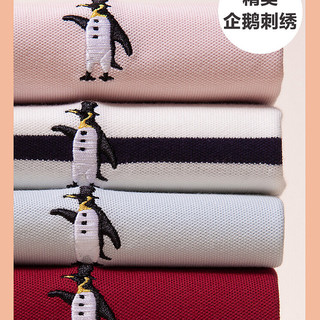 佐丹奴polo衫女装可爱企鹅刺绣菠萝衫弹力棉POLO衫女短袖13310201