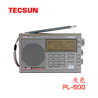 德生收音机PL-600便携式高灵敏度全波段数字解调收音机