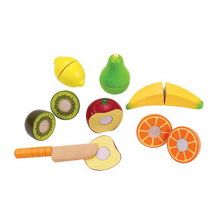 Hape鲜果上市3岁+儿童厨房套装水果切切乐蔬菜男女孩木过家家玩具 鲜果上市