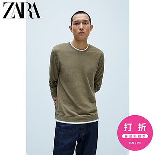 ZARA 00977403505 男装 拼接长袖T恤