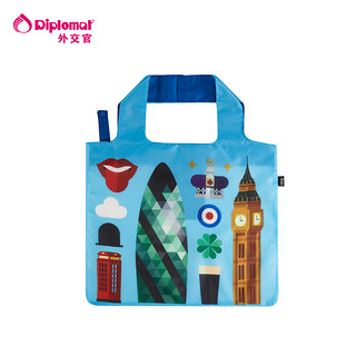 diplomat/外交官手提袋设计师联名款时尚万用袋便携购物袋LQ-TY 伦敦标志 中