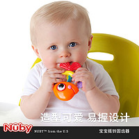 美国Nuby宝宝婴儿牙胶硬磨牙棒防吃手神器固齿器咬玩具不可水煮X 猫头鹰