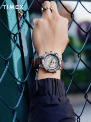 TIMEX 天美时 TW2T7650 男士指南针全盘夜光手表