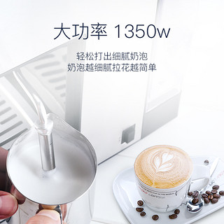 Petrus/柏翠 PE3360 咖啡机家用商用 意式半全自动蒸汽式打奶泡 银色