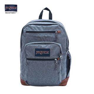 JANSPORT 杰斯伯 户外旅行34L皮底电脑双肩包男大容量女背书包2SDD 2SDD3CL