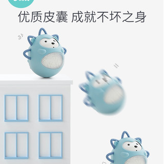 KUB可优比不倒翁玩具0-3-6-12个月宝宝音乐早教0-1岁婴儿安抚玩具 粉色刺猬不倒翁