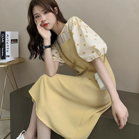 齐耀 103458731595002886 波点上衣+背带裙套装