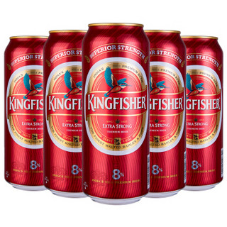 翠鸟KINGFISHER印度进口啤酒高度数原装整箱装500mL*24听