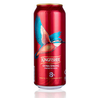 翠鸟KINGFISHER印度进口啤酒高度数原装整箱装500mL*24听