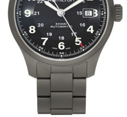 HAMILTON 汉米尔顿 KHAKI FIELD H70565133 男士机械腕表 42mm 黑色 灰色 钛金属