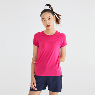 DECATHLON 迪卡侬 MH100 女士速干短袖8502124 桃红色 S