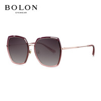 2020太阳镜女大框偏光墨镜时尚潮流眼镜BL6093 A31-紫色渐进