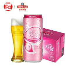 青岛啤酒炫奇系列水蜜桃味果啤啤酒310ml12