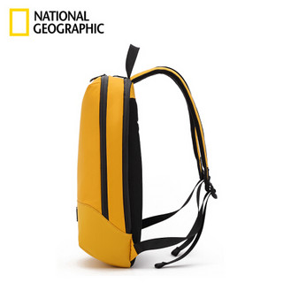 国家地理National Geographic双肩包男背包旅行大学生电脑包女时尚潮流高中初中学生书包 黄色
