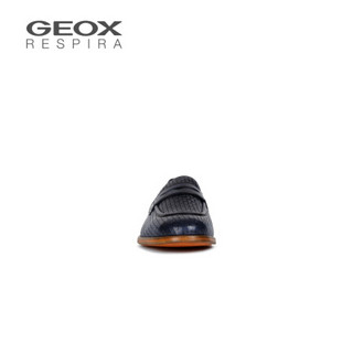 GEOX/健乐士男鞋春夏正装鞋商务休闲皮面透气正装鞋U927CA