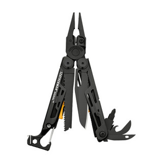 莱特曼（LEATHERMAN）Signal烽火 莱泽曼工具钳户外求生多功能装备EDC户外打火石工具 黑色