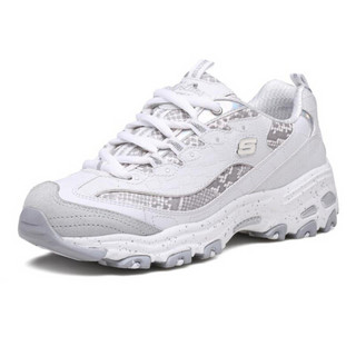 SKECHERS 斯凯奇 女 LIFESTYLE系列 D’LITES时尚绑带休闲运动鞋 运动 运动鞋 66666054/WSL 35码 5码