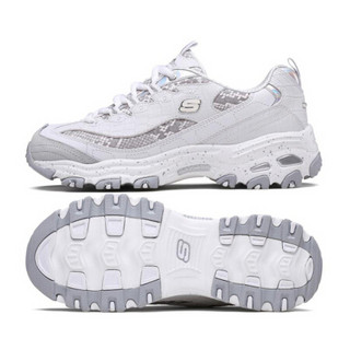 SKECHERS 斯凯奇 女 LIFESTYLE系列 D’LITES时尚绑带休闲运动鞋 运动 运动鞋 66666054/WSL 35码 5码