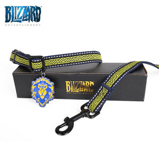 暴雪Blizzard 魔兽世界 联盟部落 阵营宠物链 狗链 中大型犬项圈宠物牵引绳 联盟 小号