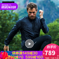 Jack Wolfskin/狼爪官方男士春季新品户外防风防溅水软壳外套1305341 1305341-7544/黑色纹 S 170/92A