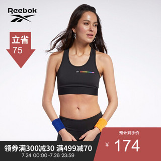 Reebok锐步 运动健身TS PRIDE PACK CROP女子运动文胸GL4808 GL4808_黑色 A/S