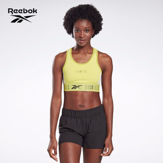 Reebok锐步 运动健身LM Bralette莱美女子运动文胸GE1038 GE1038_黄绿色 A/L