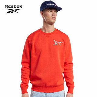 Reebok锐步男女休闲长袖卫衣 猫和老鼠时尚经典运动潮流大衣GK9157 GK9157_红色 A/XS