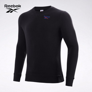 Reebok锐步运动经典男女卫衣CL SVT CREW SWT圆领套头卫衣FR8978 FR8978_黑色 A/L