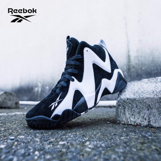 Reebok锐步 运动经典KAMIKAZE II0男女中帮篮球鞋FV2969 FV2969_黑色/白色 44