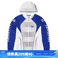 DAIWA达亿瓦 20新款 男女防晒服 户外速干透气连帽防晒衣 钓鱼服 海军蓝 L