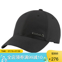 Reebok锐步女款棒球帽休闲纯色透气D56060 Black OSFW