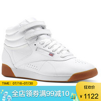 Reebok锐步女鞋运动鞋休闲鞋小白鞋高帮系带舒适缓震CN2392 White / Gum 10