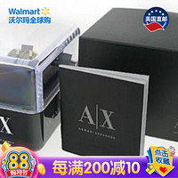 美国直邮 ARMANI 阿玛尼黑色表盘男士手表 AX2103 男士手表