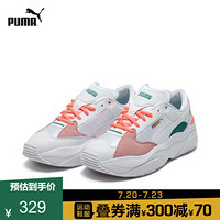 PUMA彪马官方 女子复古经典休闲鞋 STORM.Y 371279 白-粉红色 02 35.5