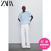 ZARA女装 条纹度假风衬衫 03510029058