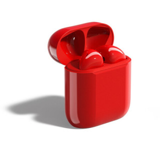 真无线蓝牙耳机降噪运动入耳式苹果华为手机通用耳麦 红色