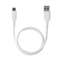 无印良品 MUJI 数据线 USB to USB-C 白色 0.9m
