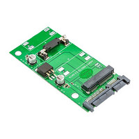 奥睿科（ORICO） mSATA转2.5英寸SATA 22PIN转接卡SSD固态SATA3扩展卡 绿色-S22PTMS
