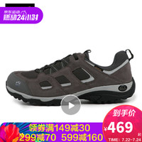 狼爪 JS Jack Wolfskin/狼爪官方男士春夏款休闲防水透气耐磨登山徒步鞋4032361 4032361-6011/灰色 42.5/8.5