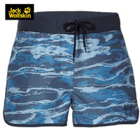 Jack Wolfskin/狼爪官方女款 夏款户外运动休闲透气短裤1503971 1503971-7863/浩瀚蓝纹 L