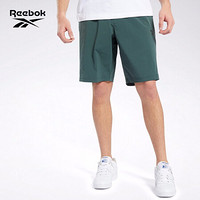 Reebok锐步运动经典CLCRTSHORTS男女夏季短裤五分裤FS8848 FS8849_绿色 A/L