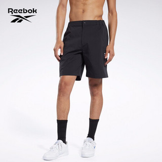 Reebok锐步运动经典CLSVTWVSHORT男女夏季短裤五分裤FS8805 FS8806_黑色 A/2XL